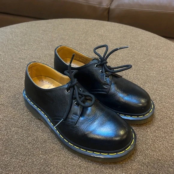 Dr. Martens 1461 Black Leather Oxfords - Picture 2 of 9